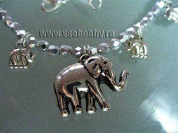 Ожерелье со слонами своими руками