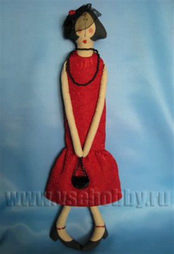 Кукла из ткани Матильда своими руками