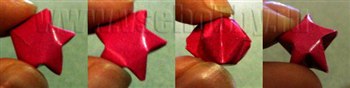 Объёмная звёздочка оригами своими руками