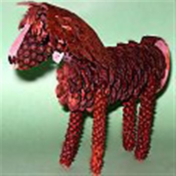 Конь Сивка - Бурка из природного материала своими руками