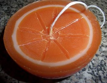 Свечка апельсин своими руками